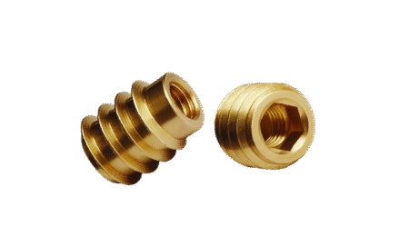 Brass Unheaded Hex Drive Insert